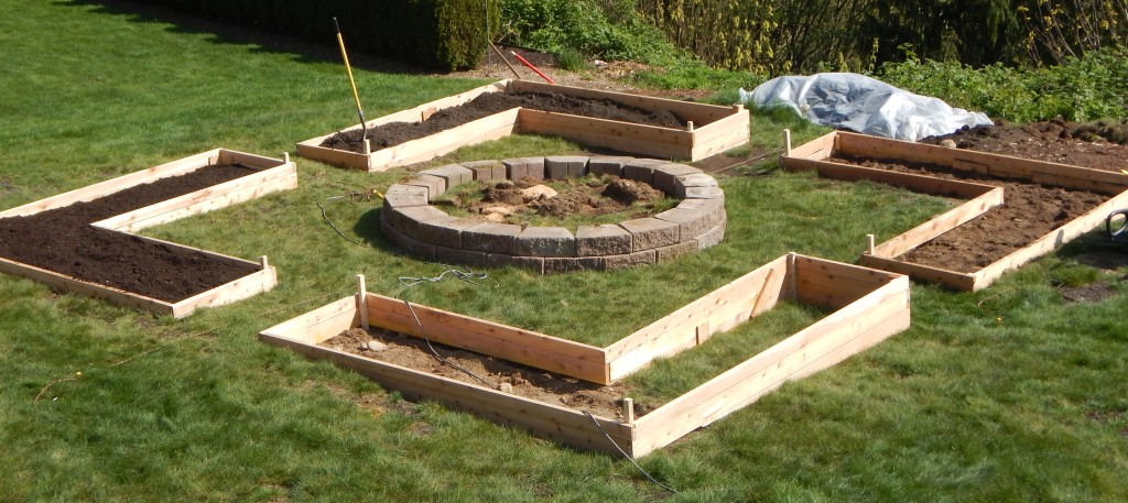 Garden - building raised beds