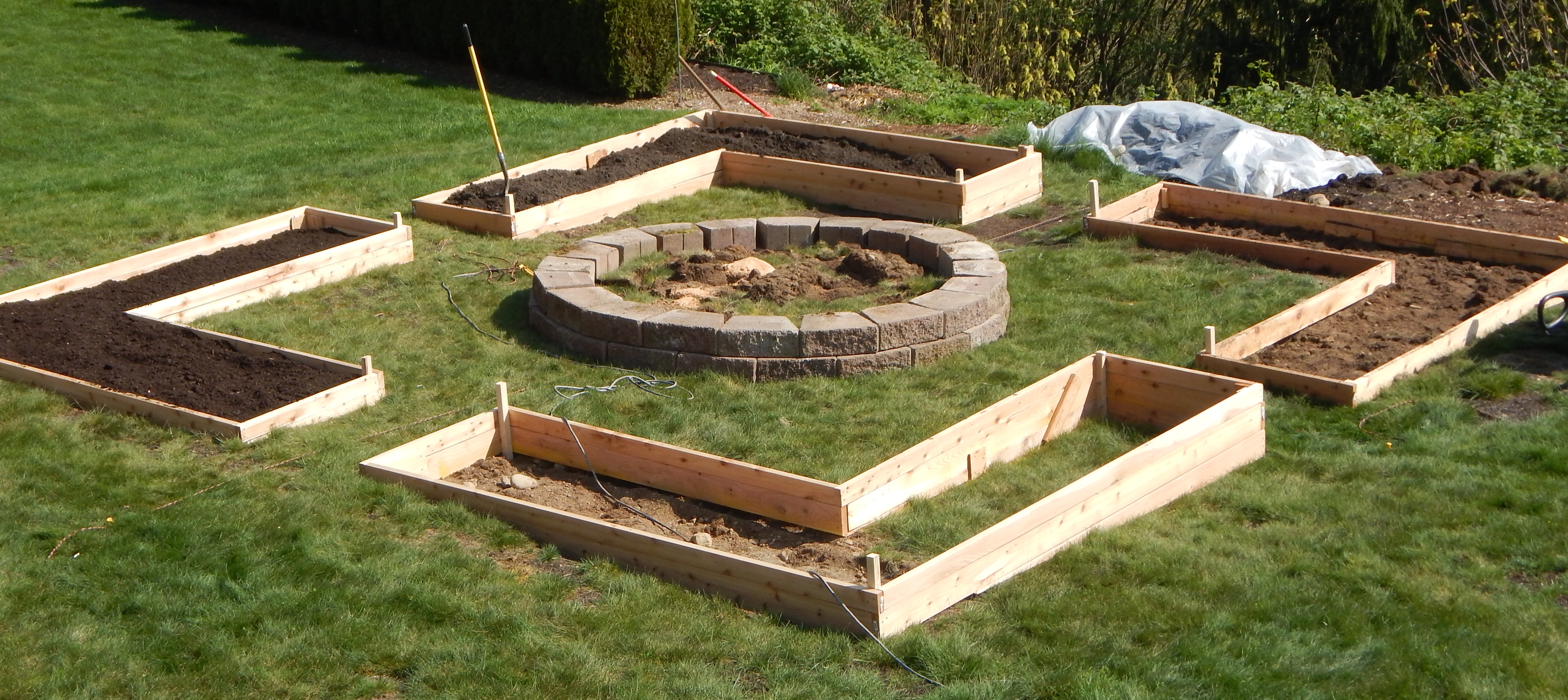 Our Backyard Raised Vegetable Garden The Urban Hearth